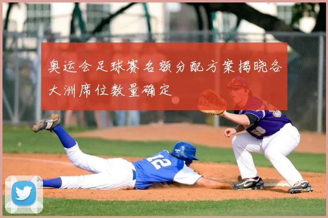 奥运会足球赛名额分配方案揭晓各大洲席位数量确定