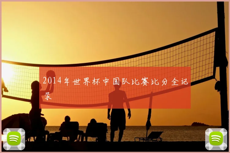2014年世界杯中国队比赛比分全记录